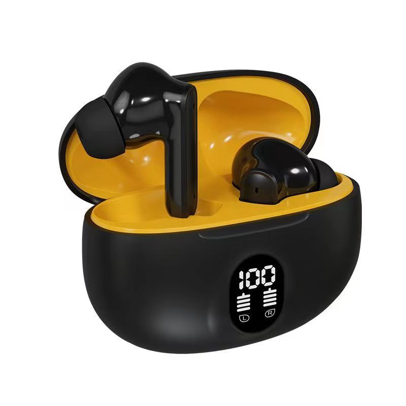 Professional Display Stereo 895B Wireless Bluetooth Earbuds With Mic LED Display Type C Fast Charging For Android IPhone (Random Color)